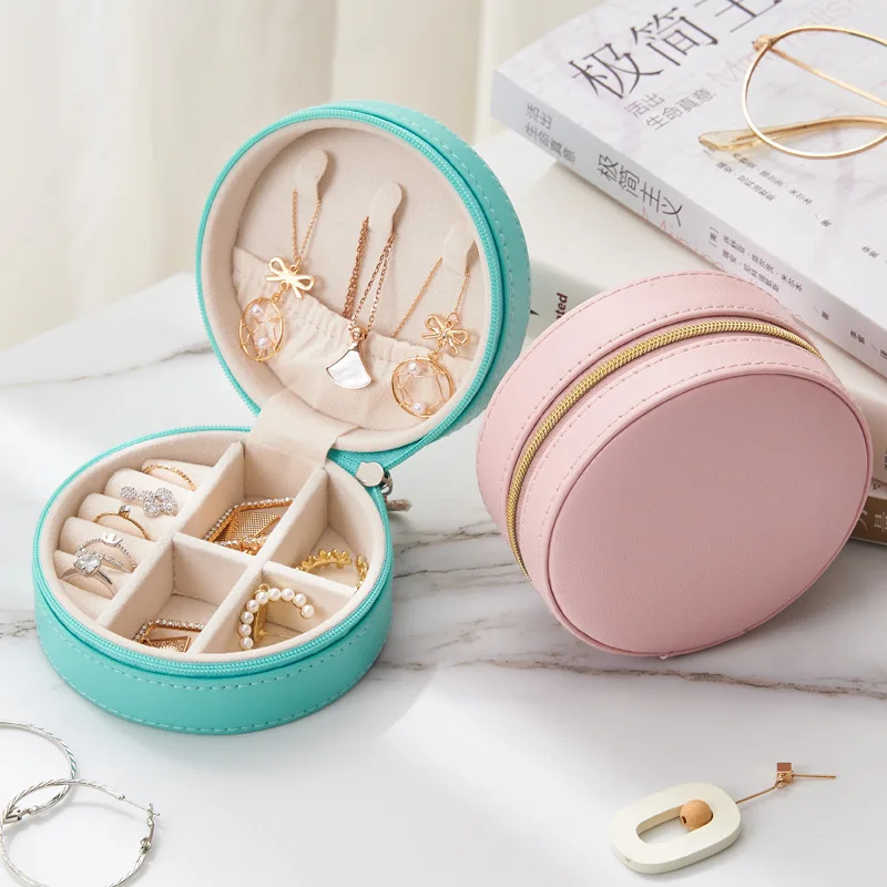 Custom Round Pu Leather Earrings Jewelry Storage Box Travel Portable Jewelry Organizer, Picture
Custom Round Pu Leather Earrings Jewelry Storage Box Travel Portable Jewelry Organizer, Picture