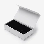 Custom Logo Flap Lid Magnetic Closing Jade Beauty Roller Cosmetic Gift Set Packaging Box Kit With EVA