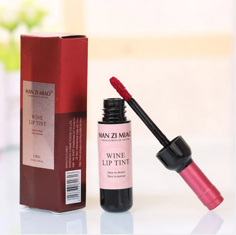 New High quality Waterproof Long lasting 6 colors wine Lip tint Korean Style Liquid Lipstick Lip gloss
New High quality Waterproof Long lasting 6 colors wine Lip tint Korean Style Liquid Lipstick Lip gloss