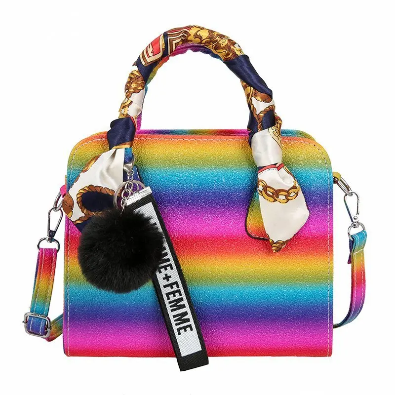 Women's bag 2021 new fashion rainbow colorful handbag European and American style Foreign Trade shoulder bag for women handbags
Women's bag 2021 new fashion rainbow colorful handbag European and American style Foreign Trade shoulder bag for women handbags