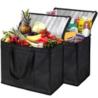 Custom insulated cooler shopping bagpizza large foldable cooler bag