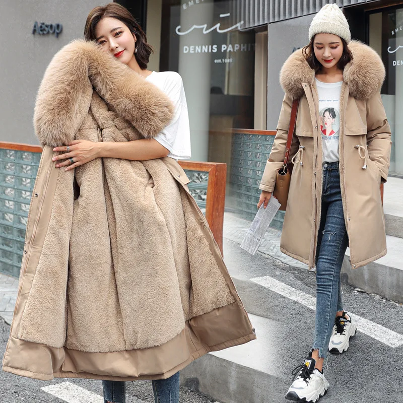 Casual Thicken Warm Parkas Coat Solid Big Pocket Winter Jacket Female Outwear Coat Women Winter Long Jackets Coat
Casual Thicken Warm Parkas Coat Solid Big Pocket Winter Jacket Female Outwear Coat Women Winter Long Jackets Coat