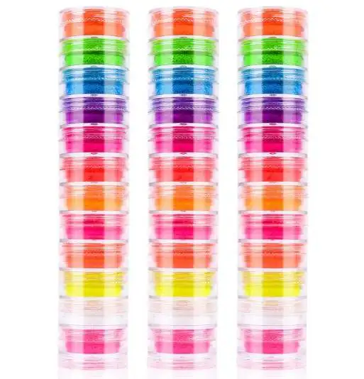 12-color series fluorescent luminous powder box set laser glue manicure party face eyelash powder, 12 colors
12-color series fluorescent luminous powder box set laser glue manicure party face eyelash powder, 12 colors