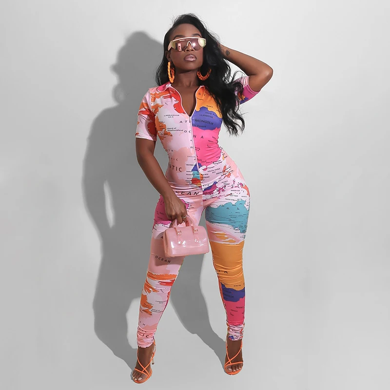 Bomblook K20858J Map Print Women's Jumpsuit 2021 New Arrival Skinny Short Sleeve One Peice Jumpsuit Women's Fashion Streetwear
Bomblook K20858J Map Print Women's Jumpsuit 2021 New Arrival Skinny Short Sleeve One Peice Jumpsuit Women's Fashion Streetwear