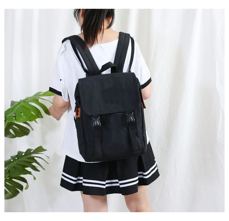 product-GF bags-mochilas 2020 Korean Canvas Women Gray BackpackKawaii Travel School Bag Pack for Tee-1