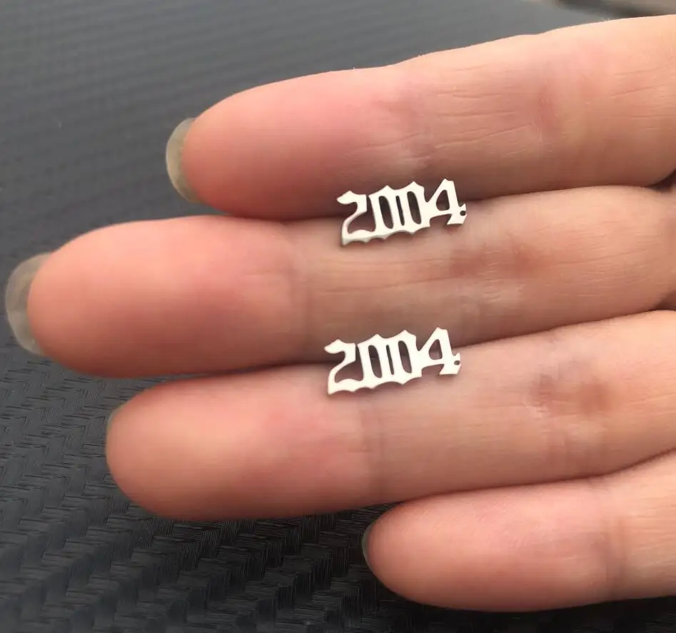 Arabic Number Birth Year 1980-2019 Earring Friend/Couple Birthday Gift Fashion Earrings 2020, As the picturs
Arabic Number Birth Year 1980-2019 Earring Friend/Couple Birthday Gift Fashion Earrings 2020, As the picturs