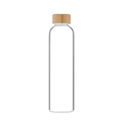 Nature Bamboo Eco-Friendly Glass Water Bottle with Rope