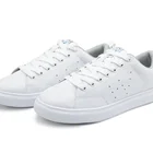 Men Sneakers Packaging Customization 2020 Fashion Classic Pu Leather Laced Flat Casual Shoes Unisex
