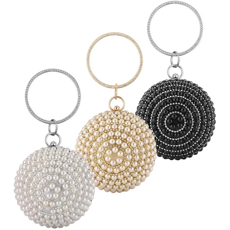 Diamond Circular Shape Rhinestone Women Party Wedding Pearl Clutch Bag Banquet Chain Shoulder Bag Female Purse Bolsa Mujer
Diamond Circular Shape Rhinestone Women Party Wedding Pearl Clutch Bag Banquet Chain Shoulder Bag Female Purse Bolsa Mujer
