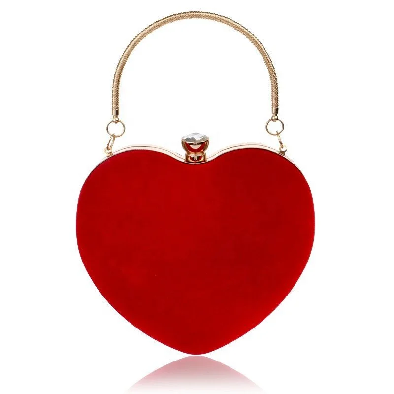 Luxury dinner party handbag Valentine's Day bride wedding velvet heart-shaped women's party wallet women's handbag girl evening, Picture shows
Luxury dinner party handbag Valentine's Day bride wedding velvet heart-shaped women's party wallet women's handbag girl evening, Picture shows