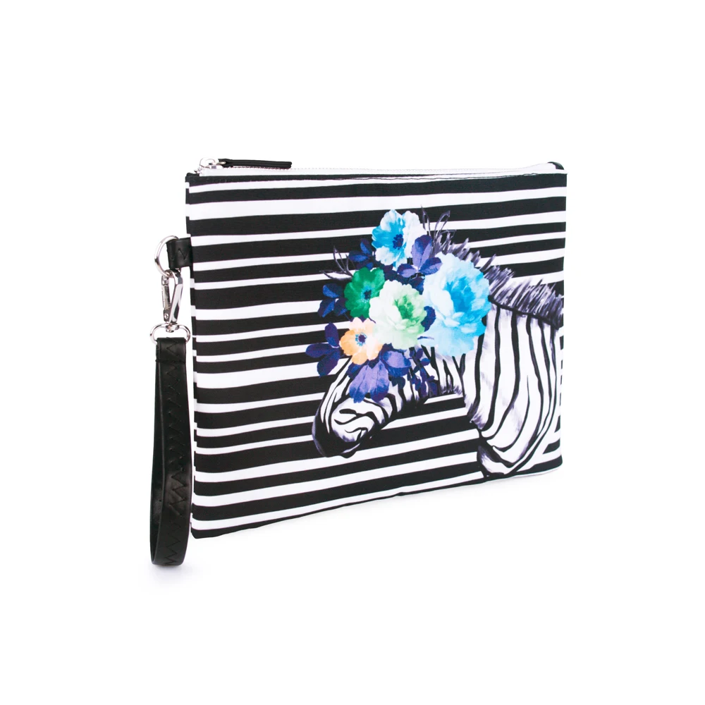 Wholesale Canvas Zebra Wristlet Purse Hand Clutch Wallet Accessories Organize Cosmetic Makeup Bags With Zipper DOM1111037, Black
Wholesale Canvas Zebra Wristlet Purse Hand Clutch Wallet Accessories Organize Cosmetic Makeup Bags With Zipper DOM1111037, Black