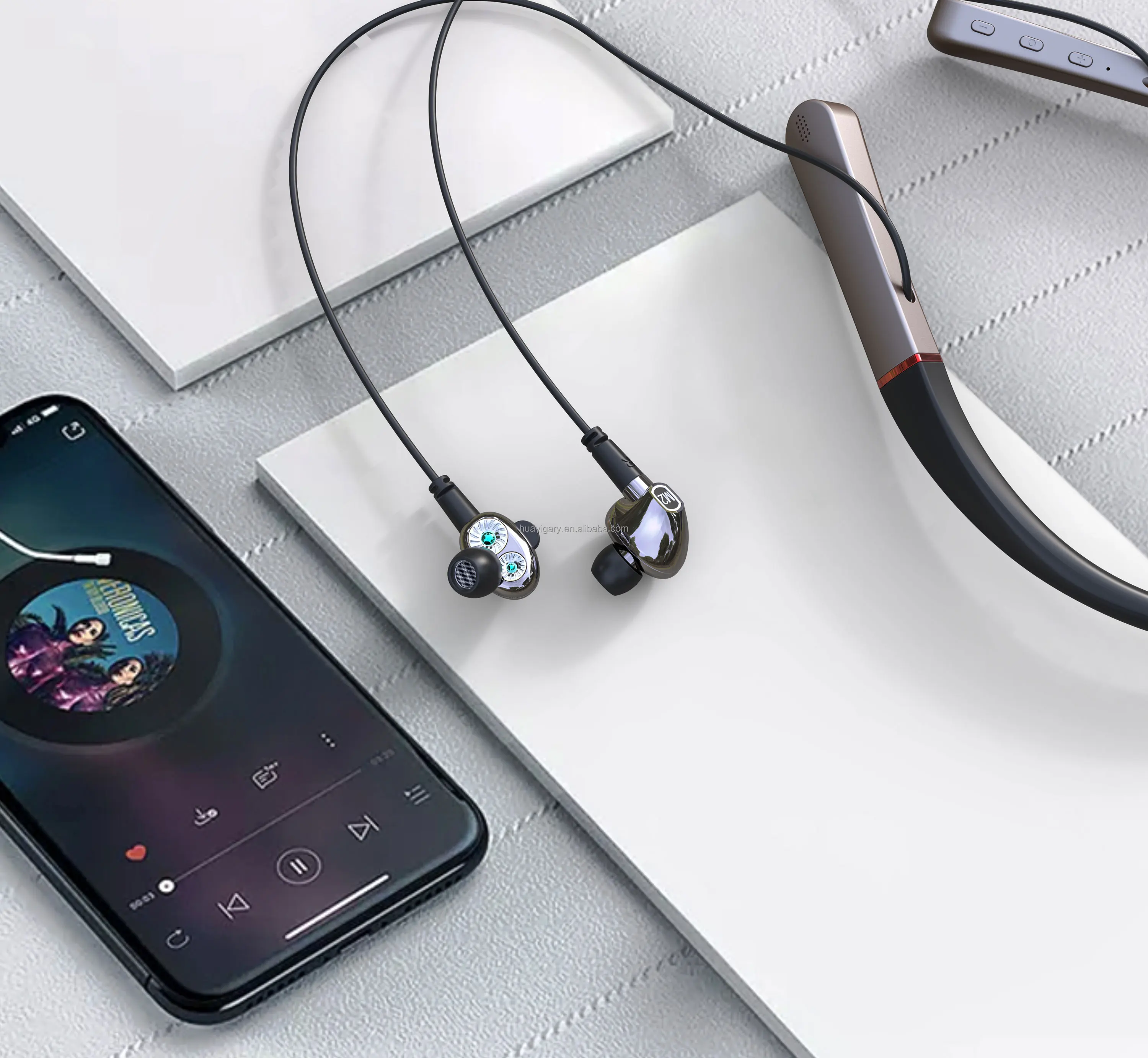 Wireless Neckband Headphones Deep Bass IPX4 Waterproof Sports in-Ear EarphonesV5.0,20H Playback for Gym Workout Travel
Wireless Neckband Headphones Deep Bass IPX4 Waterproof Sports in-Ear EarphonesV5.0,20H Playback for Gym Workout Travel