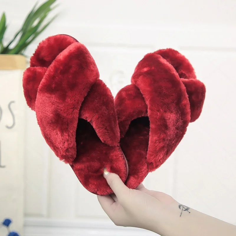 sandals shoes women 2021 Fashion Rainbow cross cotton plush slippers Women Fluffy slippers Winter Warm fur slides for women, Customized color
sandals shoes women 2021 Fashion Rainbow cross cotton plush slippers Women Fluffy slippers Winter Warm fur slides for women, Customized color
