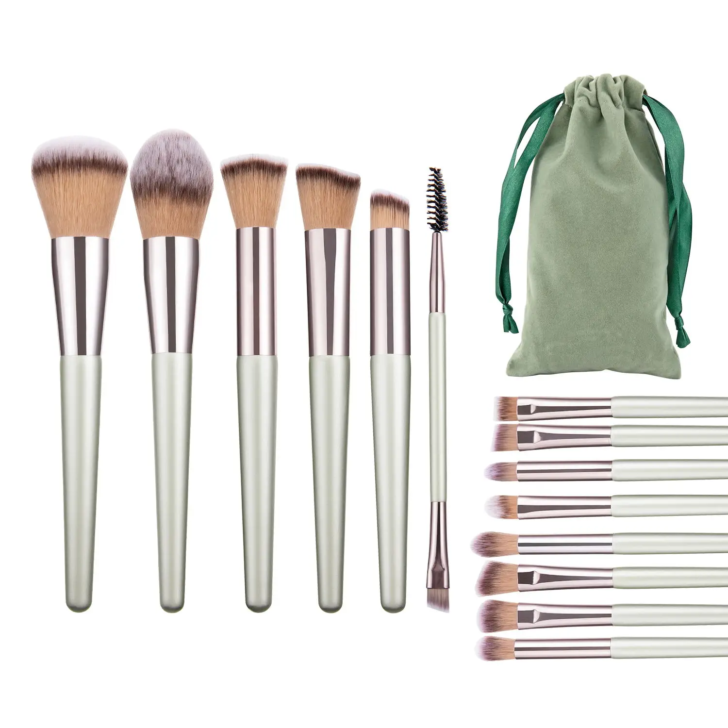 Amazon Best Sselling Conical Handle With Case Bag Premium Synthetic Double End Makeup Brush Set Fluffy Vegan Makeup Brush Kit
Amazon Best Sselling Conical Handle With Case Bag Premium Synthetic Double End Makeup Brush Set Fluffy Vegan Makeup Brush Kit