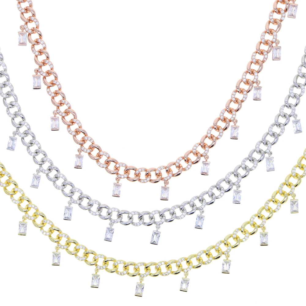little white crystal pendant bling women choker cz silver gold rose gold colors round link chain women necklace
little white crystal pendant bling women choker cz silver gold rose gold colors round link chain women necklace