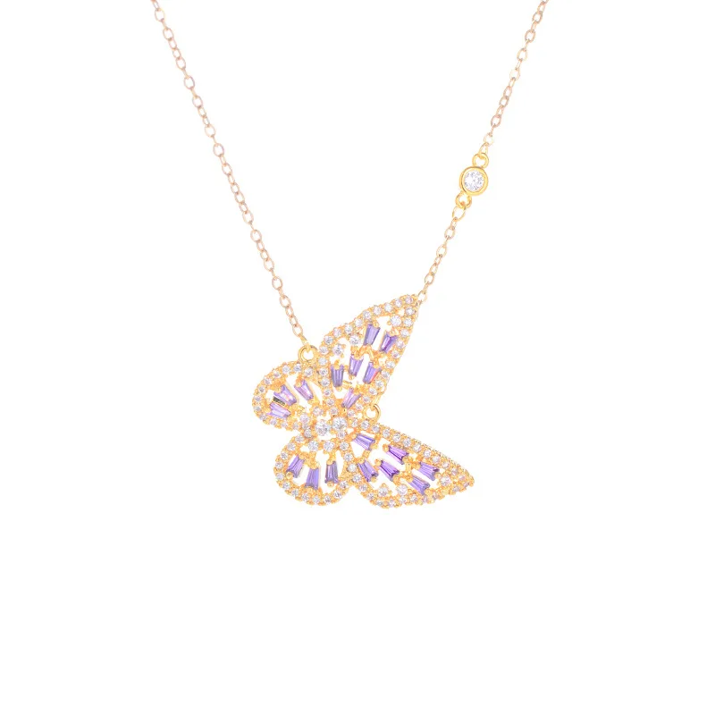 Gold Color Butterfly Clavicle Chain Necklace for Women Micro Inlaid Shiny Zircon Jewelry Gifts
Gold Color Butterfly Clavicle Chain Necklace for Women Micro Inlaid Shiny Zircon Jewelry Gifts