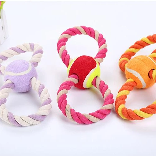 Dog cotton rope toy dog molar teeth cleaning bite resistant pet supplies factory wholesale
Dog cotton rope toy dog molar teeth cleaning bite resistant pet supplies factory wholesale