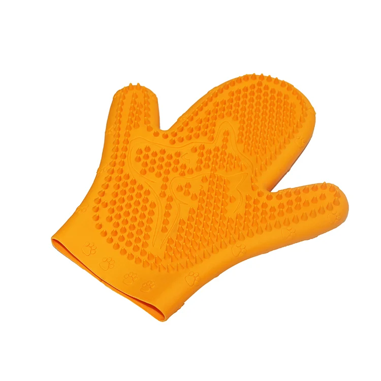Silicone dog head gloves pet dog bath massage supplies with soft brush thick comfortable dog head gloves, Orange
Silicone dog head gloves pet dog bath massage supplies with soft brush thick comfortable dog head gloves, Orange