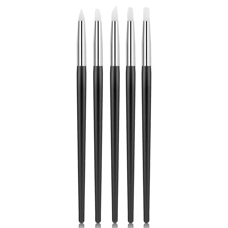 Wholesale 5Pcs/set Nail Art Carving Silicone Pen Brushes Art Silicone Head Nail Painting Pen Wood Handle Nail Manicure Tool Set, Black
Wholesale 5Pcs/set Nail Art Carving Silicone Pen Brushes Art Silicone Head Nail Painting Pen Wood Handle Nail Manicure Tool Set, Black