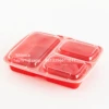 3 Compartment Hot Food Delivery Containers,Deli Food Containers Reusable Microwave Dishwasher safe