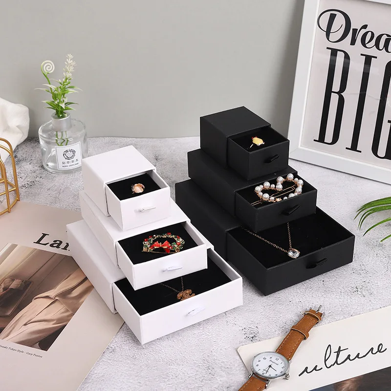 High-end Fashion Solid Color Jewelry Box Custom Jewelry Package Drawer Box Ring Watch Earrings Gift Box, Pure color
High-end Fashion Solid Color Jewelry Box Custom Jewelry Package Drawer Box Ring Watch Earrings Gift Box, Pure color