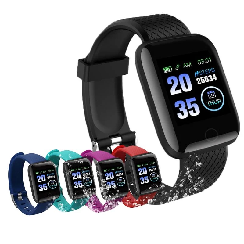 New 116 PLUS Smart Bracelet Watch Color Screen Heart Rate Blood Pressure Monitoring Track Movement IP65 Waterproof bracelet, Multi colors
New 116 PLUS Smart Bracelet Watch Color Screen Heart Rate Blood Pressure Monitoring Track Movement IP65 Waterproof bracelet, Multi colors