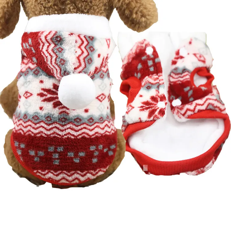 Manufacturer wholesale Holiday design Christmas Pet Accessories Double layers winter warm Xmas Dog Clothes, Red
Manufacturer wholesale Holiday design Christmas Pet Accessories Double layers winter warm Xmas Dog Clothes, Red