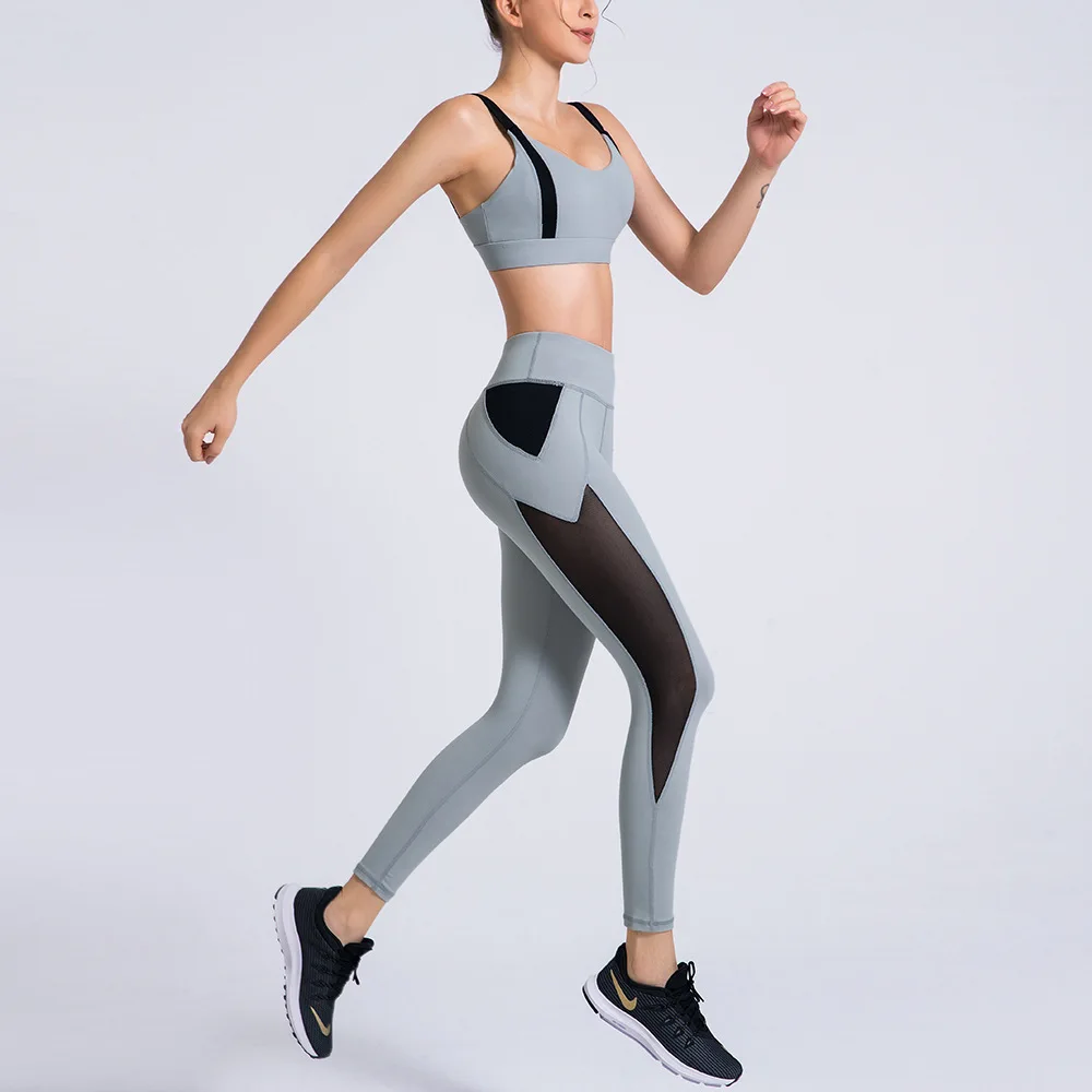 Women's Fitness Training Clothes Spring and Summer New Leisure Sports Bra Set, Shown
Women's Fitness Training Clothes Spring and Summer New Leisure Sports Bra Set, Shown