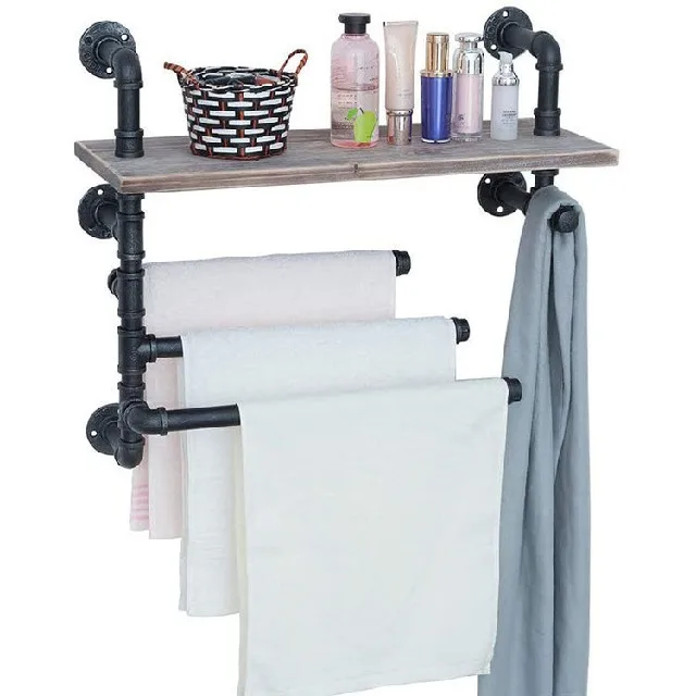 Promotional various durable using iron art water pipe holders rack organizer home, Black
Promotional various durable using iron art water pipe holders rack organizer home, Black