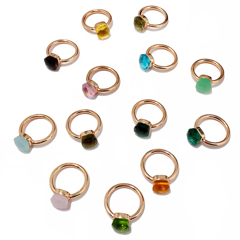 Boho Fashion Colorful Natural Healing Crystal Gemstone Finger Band Ring for Women Jewelry
Boho Fashion Colorful Natural Healing Crystal Gemstone Finger Band Ring for Women Jewelry