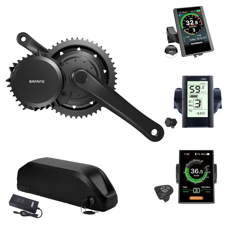 Bafang Electric Bicycle 48v 500w BBS02B electric bicycle kit with battery and display
Bafang Electric Bicycle 48v 500w BBS02B electric bicycle kit with battery and display