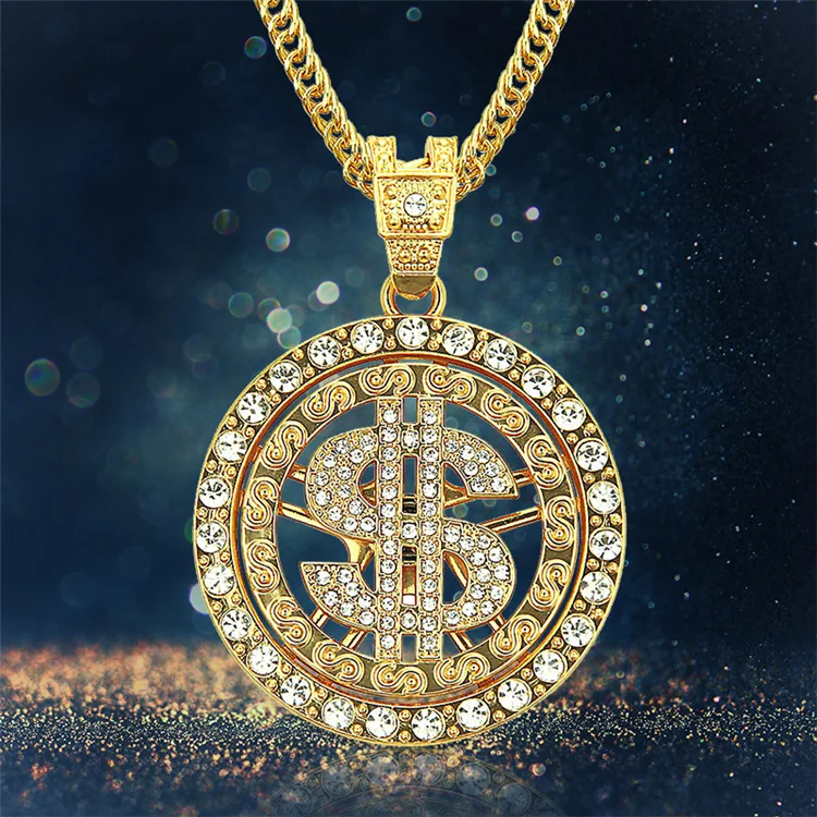 Hip Hop Jewelry Round Alloy Gold Plated Money US Dollars Cubic Zirconia Hip Hop Pendant
Hip Hop Jewelry Round Alloy Gold Plated Money US Dollars Cubic Zirconia Hip Hop Pendant