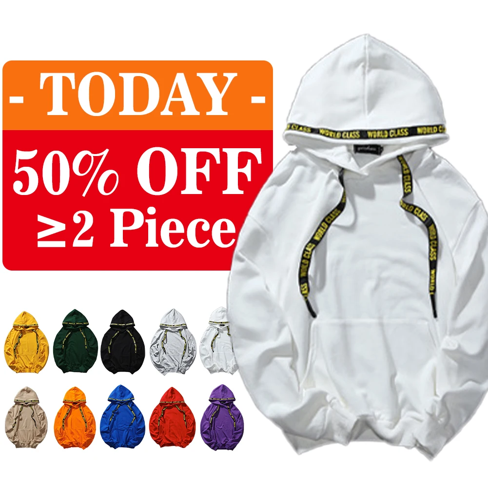 New Fashion Men Autumn, Winter Hooded Street Long Sleeve Loose Solid Color Hooded Casual Blouse Fleece Tops White Hoodies/, Customized color
New Fashion Men Autumn, Winter Hooded Street Long Sleeve Loose Solid Color Hooded Casual Blouse Fleece Tops White Hoodies/, Customized color