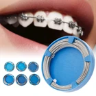 OEM Professional Colored NiTi Dental Orthodontic Ligature Reverse Curve Round Arch Stainless Steel Wire For Teeth