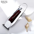 Professional cordless zero gapped trimmer hair clipper