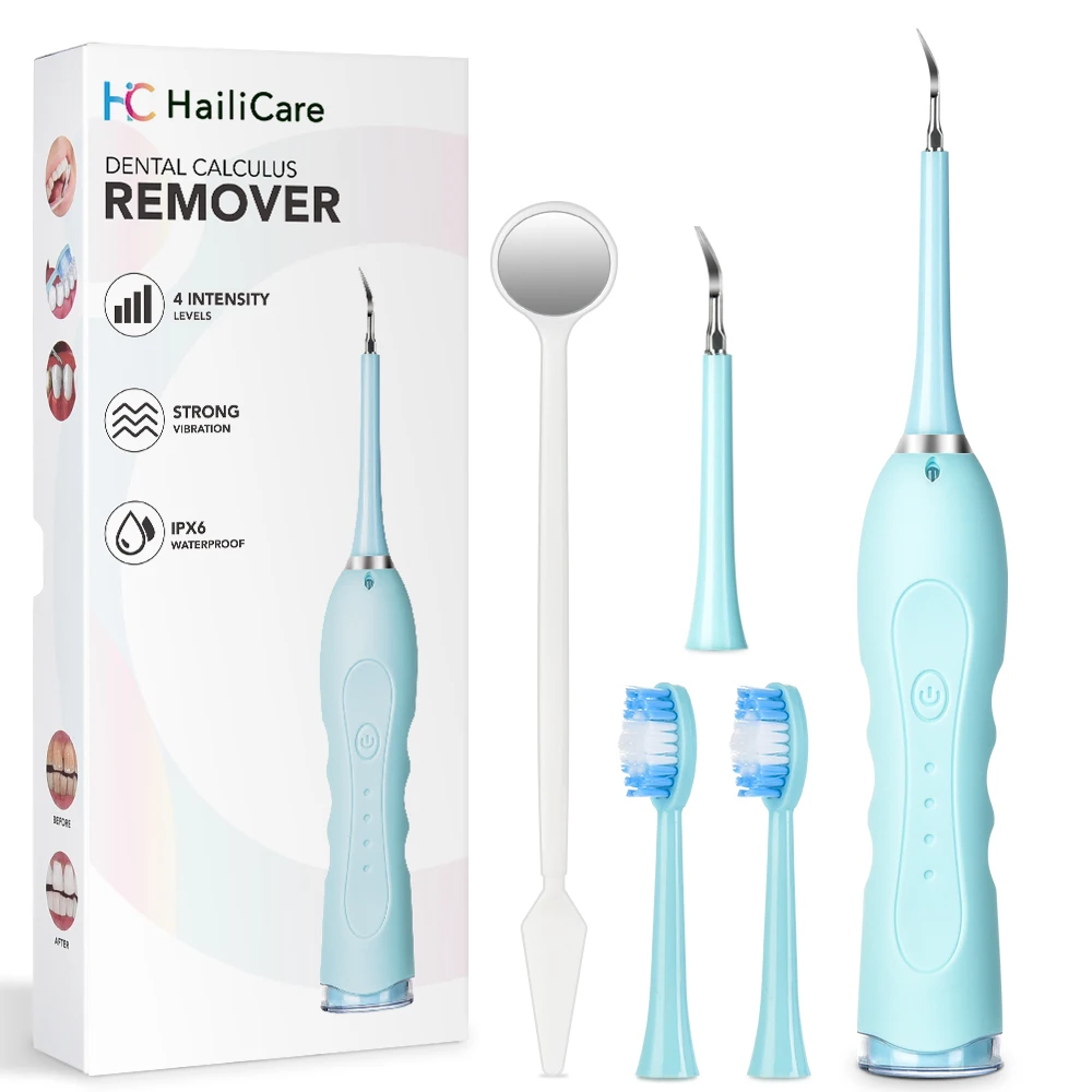 2020 Portable Sonic Scaler Tooth Handheld Removal Electric Dental Calculus Remover, Blue/black
2020 Portable Sonic Scaler Tooth Handheld Removal Electric Dental Calculus Remover, Blue/black