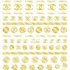 Nail Art Sticker Nail Decal Nail Art Hot Sale Brand Logo Nail Art Adhesive Nail Decal Sticker