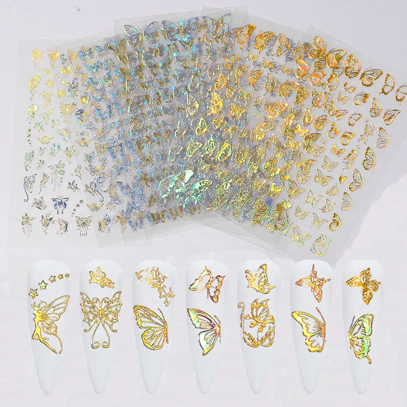 3D Butterfly Nail Art Stickers Flower Decals DIY Butterfly Flower Manicure Tools Holographic Butterfly Nail Art Laser Sticker, Picture
3D Butterfly Nail Art Stickers Flower Decals DIY Butterfly Flower Manicure Tools Holographic Butterfly Nail Art Laser Sticker, Picture