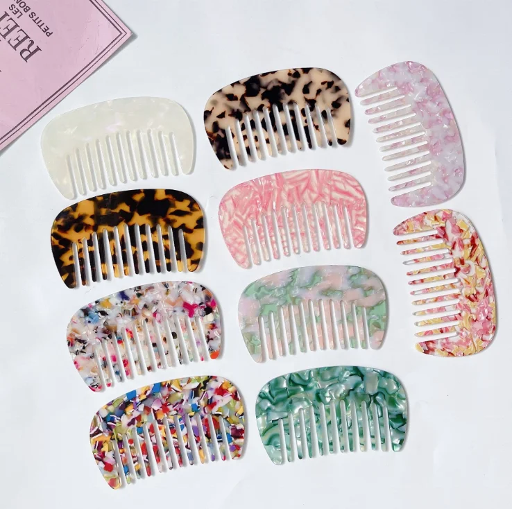 Korean Style Leopard Print Acetic Acid Comb Retro Style Anti-static Scalp Massage Pocket Acetic Acid Hair Brush 50 Pcs Opp
Korean Style Leopard Print Acetic Acid Comb Retro Style Anti-static Scalp Massage Pocket Acetic Acid Hair Brush 50 Pcs Opp