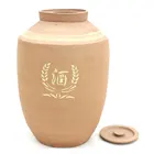 Custom size jar ceramic wine barrel unglazed altar