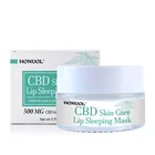 プライベートラベルカスタム保湿エクスフォリエーター栄養リップケア 500MG 麻 CBD ディープ修復 Hyadrating リップ睡眠マスク