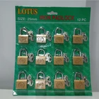 Top Security Side-Opening Iron Brass Padlock 15mm 20mm 25mm 30mm