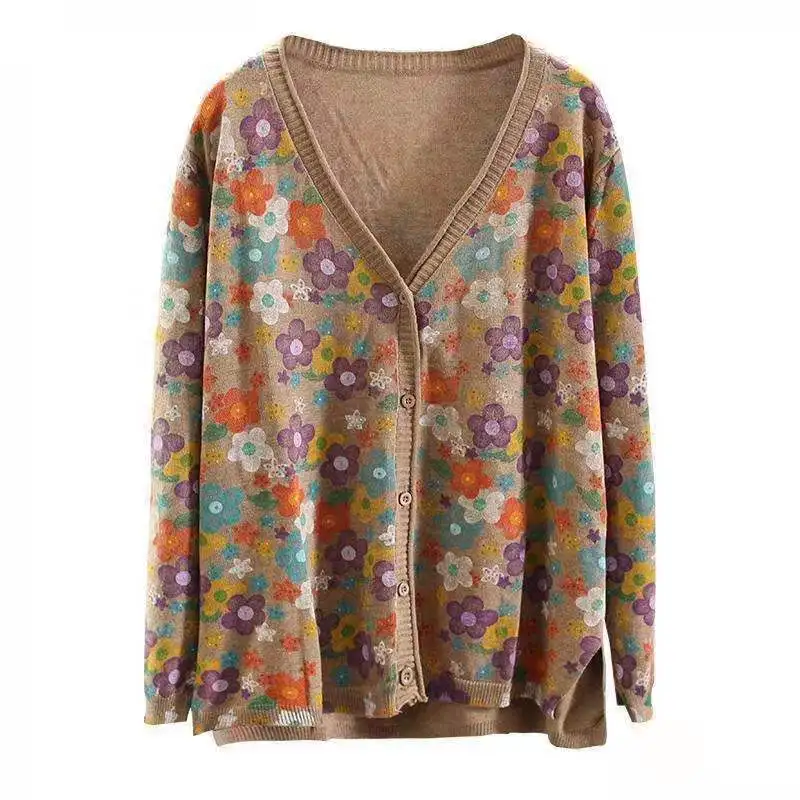 drop shipping 2022 knitted sweater Korean fashion top long sleeve crew neck autumn winter spring women cardigan printed sweater
drop shipping 2022 knitted sweater Korean fashion top long sleeve crew neck autumn winter spring women cardigan printed sweater