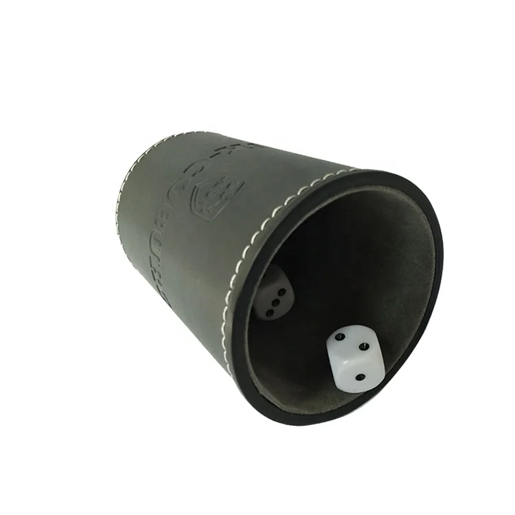 2021 Custom Brand Dice Cup Plastic Promotional Leather Dice Cup with Poker Dices, Any color welcome
2021 Custom Brand Dice Cup Plastic Promotional Leather Dice Cup with Poker Dices, Any color welcome