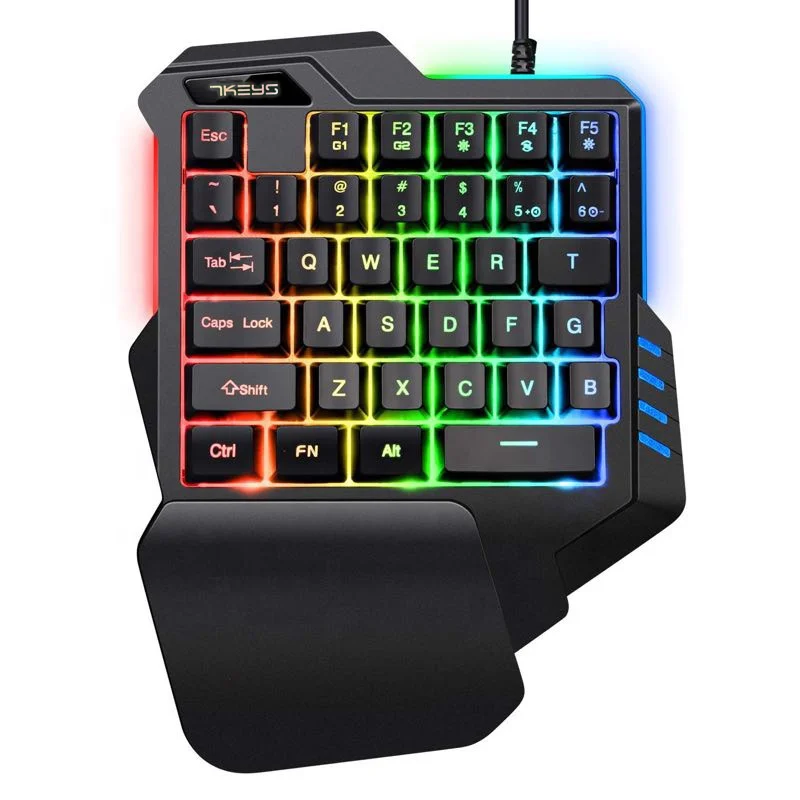 New Arrival 35 Keys Keyboard mobile phone gaming One Hand Gaming keyboard, Black
New Arrival 35 Keys Keyboard mobile phone gaming One Hand Gaming keyboard, Black