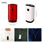 Fashion Personal Wearable Air Purifier Necklace Mini Portable Air Freshener Ionizer Negative Ion Generator