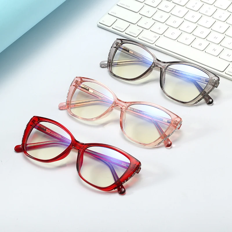 SHINELOT 95269 Best Selling Products 2020 In Amazon Blue Light Blocking Glasses CP Frames With Bling Crystal Items Eyeglasses
SHINELOT 95269 Best Selling Products 2020 In Amazon Blue Light Blocking Glasses CP Frames With Bling Crystal Items Eyeglasses