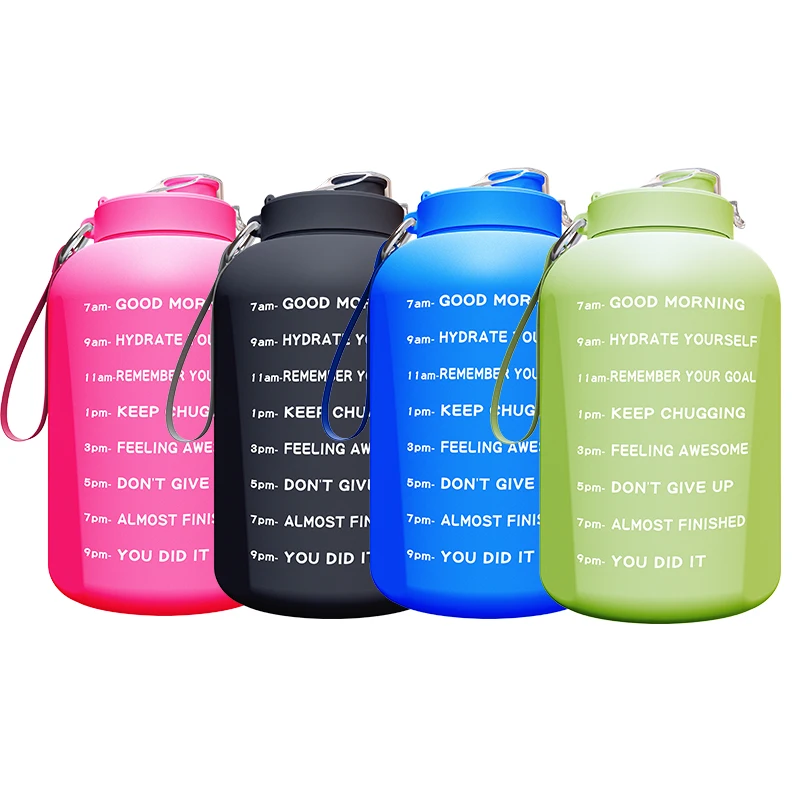 Free Sample One 1 Gallon Large Capacity Sports Water Bottle Motivational Time Marker Water Bottle with custom Logo, Customized color
Free Sample One 1 Gallon Large Capacity Sports Water Bottle Motivational Time Marker Water Bottle with custom Logo, Customized color