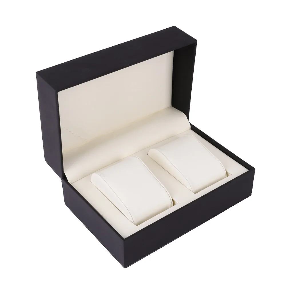Small Order Quantity Custom Logo Black PU Leather 2 Watches Bangle Package Box, Black(accept custom)
Small Order Quantity Custom Logo Black PU Leather 2 Watches Bangle Package Box, Black(accept custom)