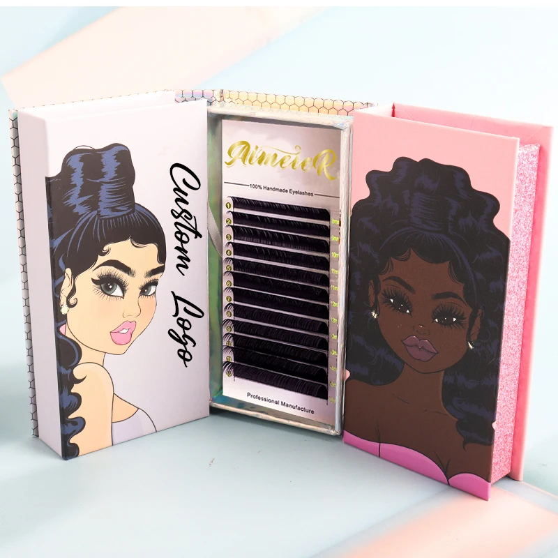 hot selling eyelashes 0.03 0.05 0.07 16mm 25mm C D CC DD private fixation of mink eyelash extension
hot selling eyelashes 0.03 0.05 0.07 16mm 25mm C D CC DD private fixation of mink eyelash extension